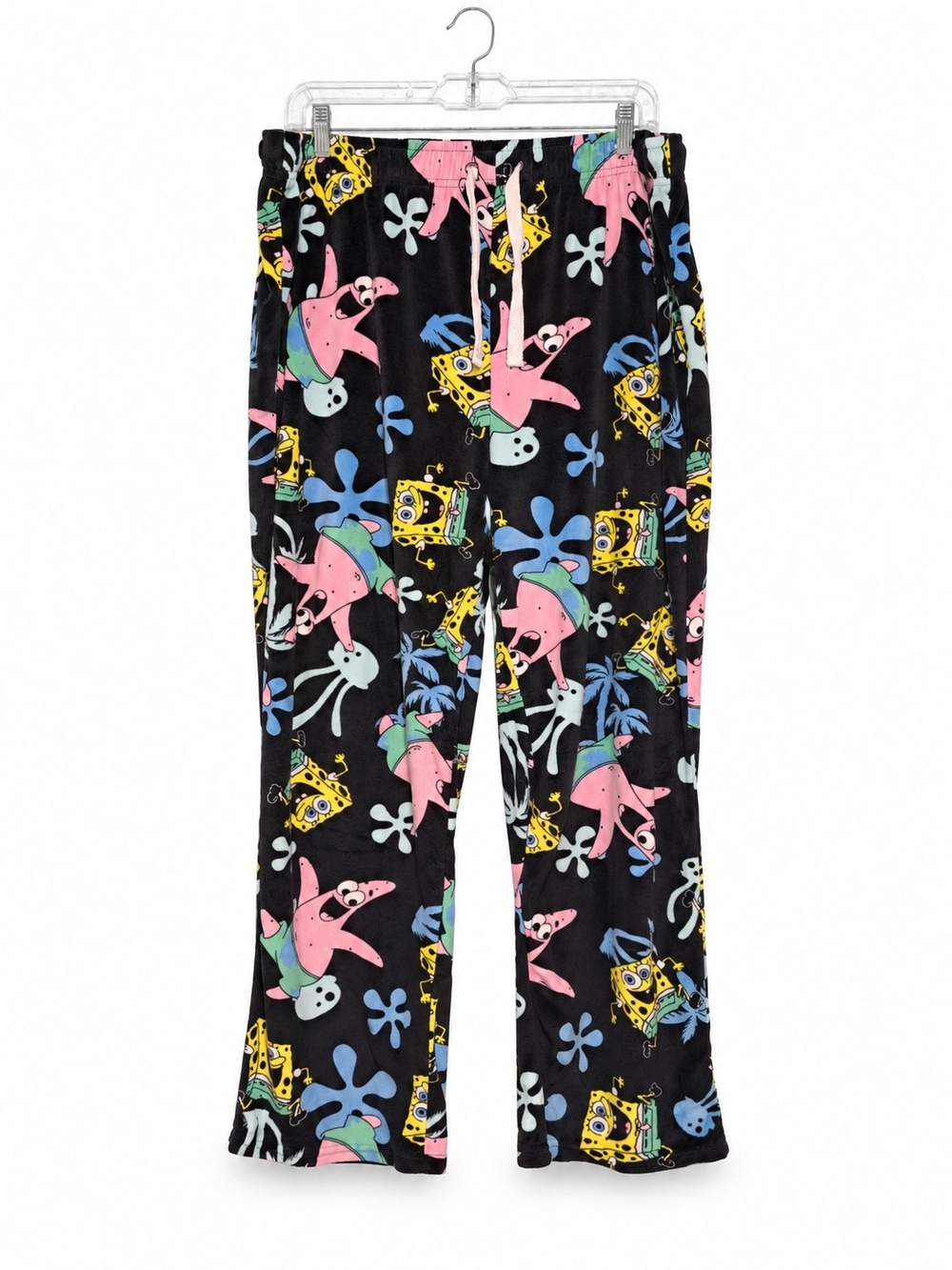 NWOT SpongeBob SquarePants Lounge Pants Adult XL Cozy Pajama Drawstring